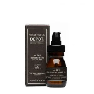CONDITIONING BEARD OIL 30 ml. DEPOT No. 505 LEATHER & WOOD