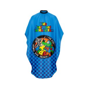 CAPA DE CORTE HEY JOE! BARBER CAPE KIDS BLUE