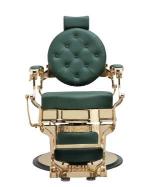 SILLÓN BARBERO BUZZ GOLD DARK GREEN