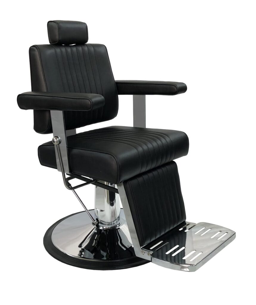 Sillón Barbero Cut Negro Mate